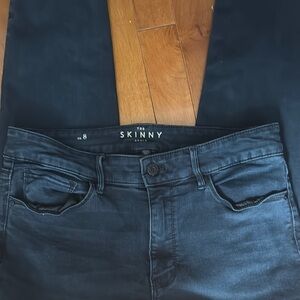 White House Black Market Dark Blue Skinny Jeans